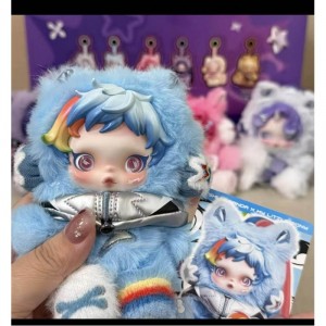 Мягкие брелки блайндбоксы SKULLPANDA х My Little Pony