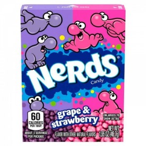 Леденцы Nerds Grape + Strawberry со вкусом винограда и клубники 467 г
