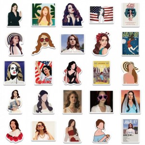 Набор наклеек Lana Del Rey (50 штук)