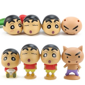 Набор фигурок Kureyon Shin-chan 4 штуки