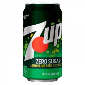 Газированный напиток 7UP zero sugar 355мл