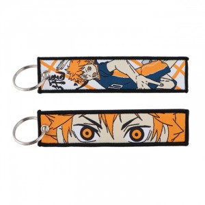 Тканевые прямоугольные брелки Haikyuu!!
