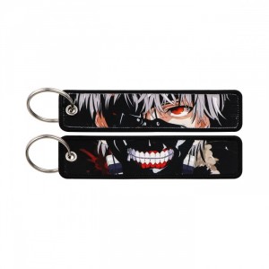 Тканевые прямоугольные брелки Tokyo Ghoul