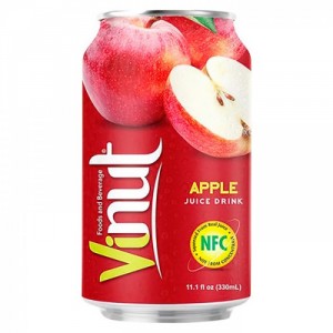 Напиток сокосодержащий безалкогольный Vinut Apple со вкусом яблока 330 мл