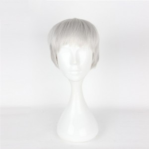 Парик короткий серебрянный Pioneer