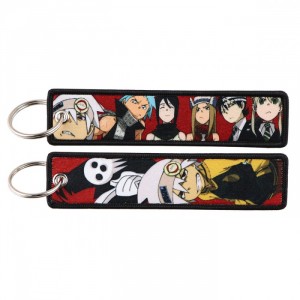 Тканевые прямоугольные брелки Soul Eater