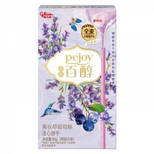 Бисквитные палочки Glico Pocky Pejoy Lavender and Blueberry со вкусом лаванды и черники 48 г