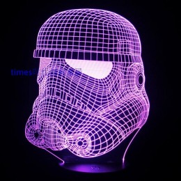 Светильник голова штурмовика Star Wars