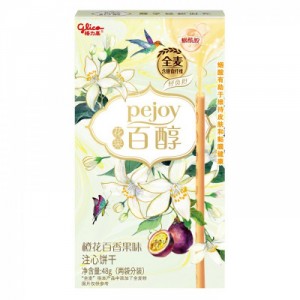 Бисквитные палочки Glico Pocky Pejoy Orange and Passion Fruit со вкусом апельсина и маракуйи 48 г