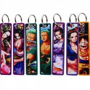 Тканевые прямоугольные брелки One Piece