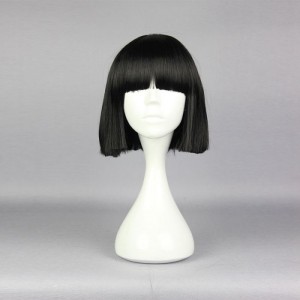 Парик короткий чёрный Silver Fairy