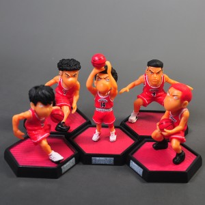 Набор фигурок Slam Dunk: Hanamichi ,Sakuragi, Rukawa Kaede, Miyagi Ryota