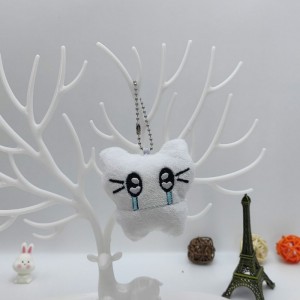 Мягкий брелок котик плачет