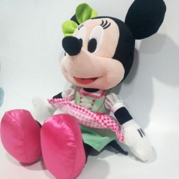Мягкая игрушка Микки Маус с зеленым бантом