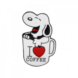 Металлические значки Snoopy Coffee