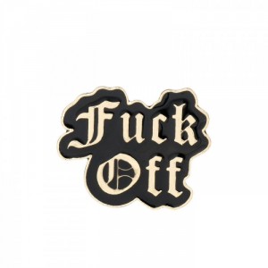 Металлический значок Fuck Off