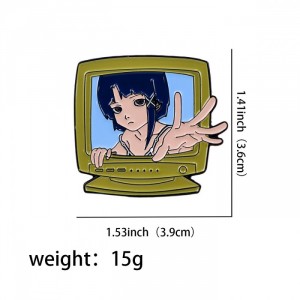 Металлические значки Serial Experiments Lain