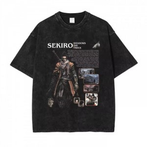 Чёрные футболки Sekiro: Shadows Die twice