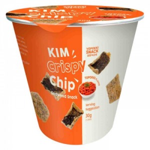 Чипсы из морской капусты Kim Crispy Chip Yopokki Topokki со вкусом токпокки 30 г