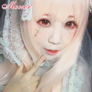 Парик длинный кудрявый блонд Lolita3