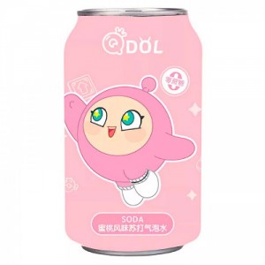 Газированный напиток Qdol Pokemon со вкусом персика 330 мл