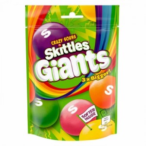 Драже Skittles Giants Sour Fruts фрукты 132 г