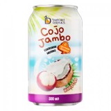 Напиток COJO JAMBO с кусочками кокосовой мякоти со вкусом Мангустина 330мл