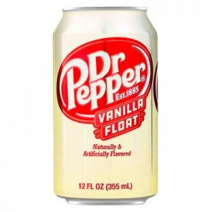 Газированный напиток Dr Pepper Vanilla Float со вкусом ванили 355 мл