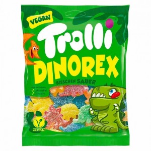 Жевательный мармелад Trolli DinoRex - динозавр Рекс 150 г
