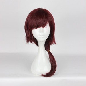 Парик длинный с хвостом бардовый Prince Cherry Blossom