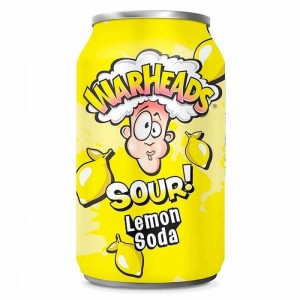 Напиток газированный Warheads - Lemon Sour Soda. 355мл