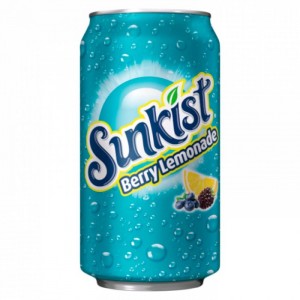 Газированный напиток Sunkist Berry лесные ягоды 355мл