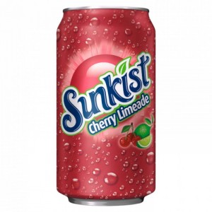 Газированный напиток Sunkist Cherry вишня 355мл