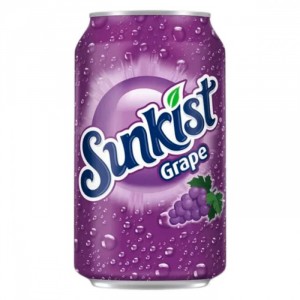 Газированный напиток Sunkist Grape виноград 355мл