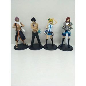 Фигурки Fairy Tail: Нацу Драгнил, Люси Хартфилия, Эрза Скарлет, Грей Фуллбастер в ассортименте