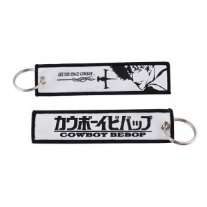 Тканевые прямоугольные брелки Cowboy Bebop