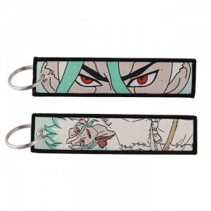 Тканевые прямоугольные брелки Dr. Stone