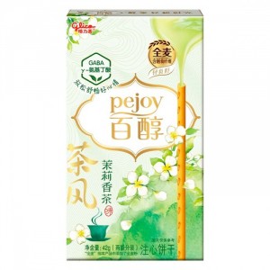 Бисквитные палочки Glico Pocky Pejoy Jasmine Tea со вкусом жасминового чая 42 г
