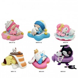 Мини-фигурки спящие Sanrio в ассортименте