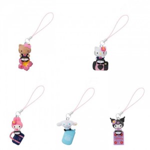 Брелки на телефон Sanrio с предметами блайндбоксы в ассортименте