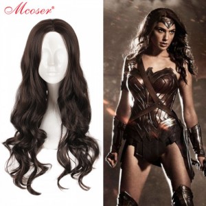 Парик длинный коричневый Wonder Woman