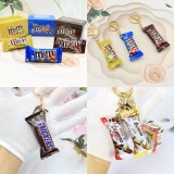 Брелки в виде сладостей M&Ms, Kinder, Snikers