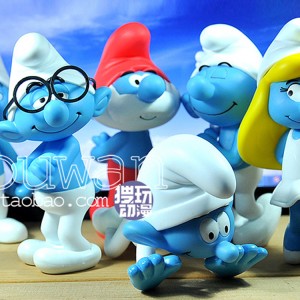 Набор фигурок The Smurfs 6 шт.