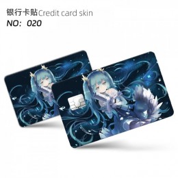 Наклейки на кредитную карту Hatsune Miku
