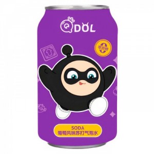 Газированный напиток QDol Pokemon Grape со вкусом винограда 330 мл