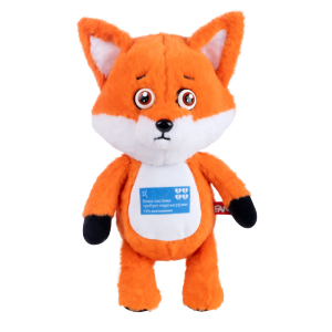 Подарочная мягкая игрушка Лиса Печалиса
