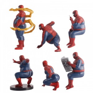 Мини-фигурки блайндбоксы толстый Человек-паук Spider Man