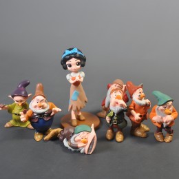 Набор фигурок Snow White and the Seven Dwarfs 8 штук