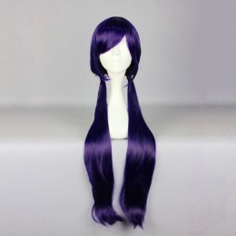 Парик длинный с косичками фиолетовый Nozomi Tojo