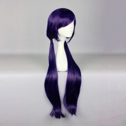 Парик длинный с косичками фиолетовый Nozomi Tojo